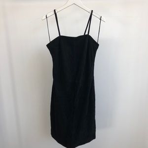VINTAGE - BC SUEDE LITTLE BLACK DRESS